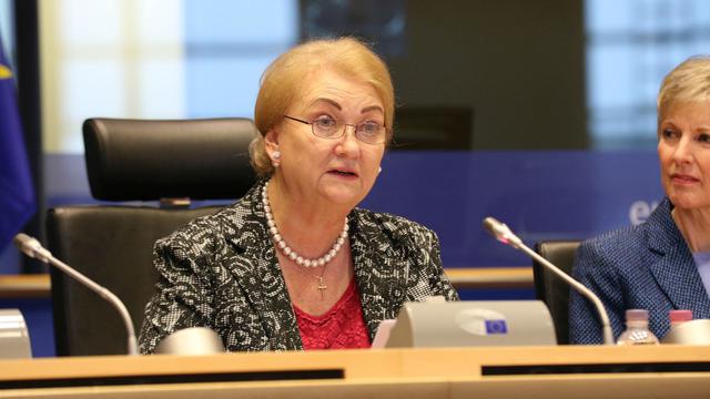 Przewodnicząca konferencji Anna Záborská , członek Parlamentu Europejskiego i Komitetu ds. Praw Kobiet i Równości Płci