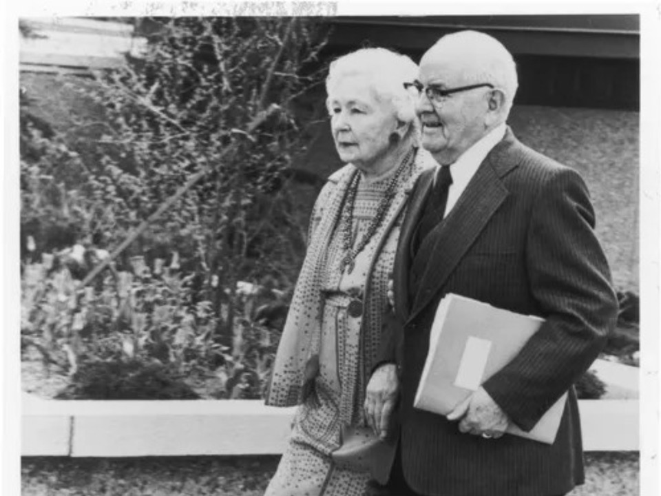 President Spencer W. Kimball and his wife, Camilla Eyring Kimball